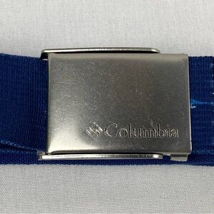 Columbia Navy Belt Marlin  with Silver Buckle